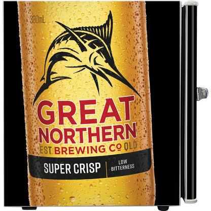 Great Northern Retro Mini Bar Fridge Crisp Design