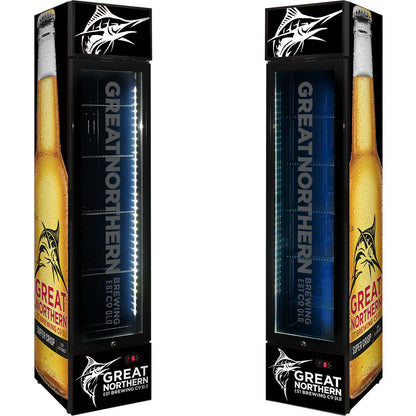 Great Northern Super Crisp Branded Skinny Upright Bar Fridge 11