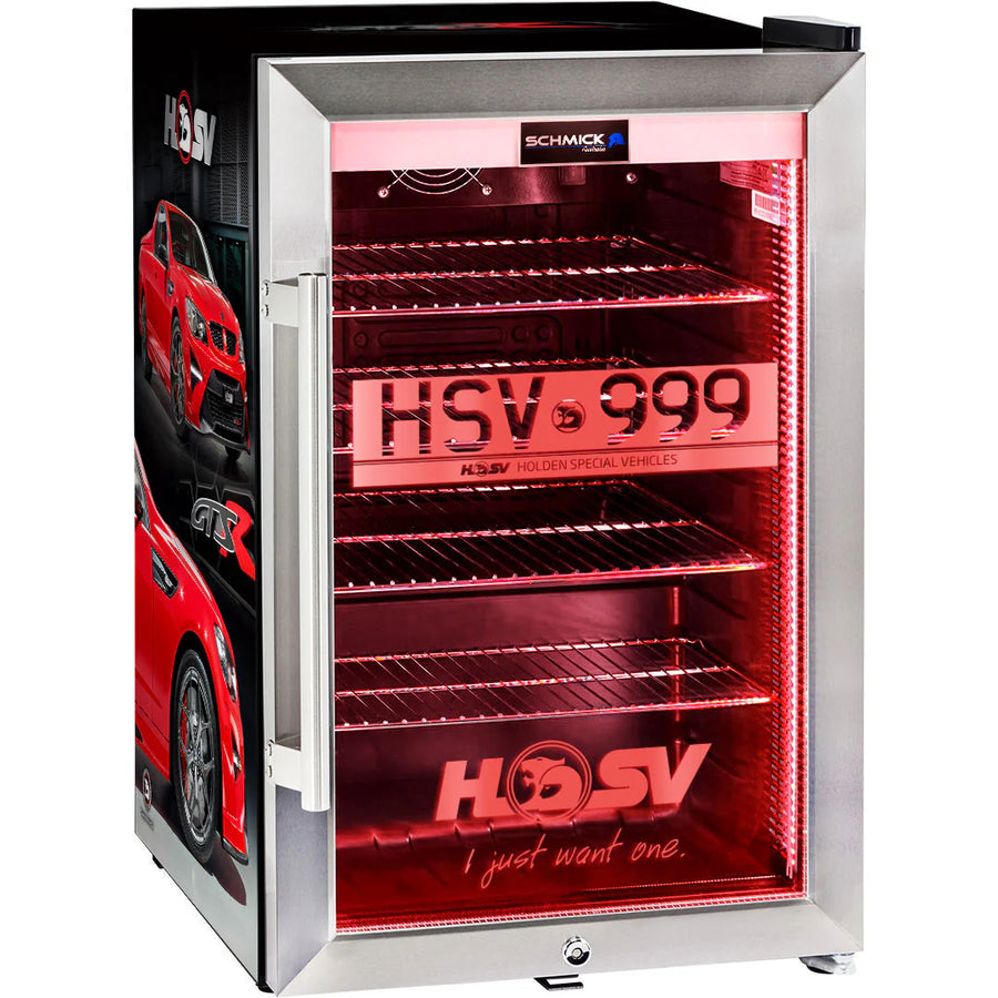 HSV GTSR Maloo branded bar fridge. Great gift idea! Add You Own Number Plate To Door!