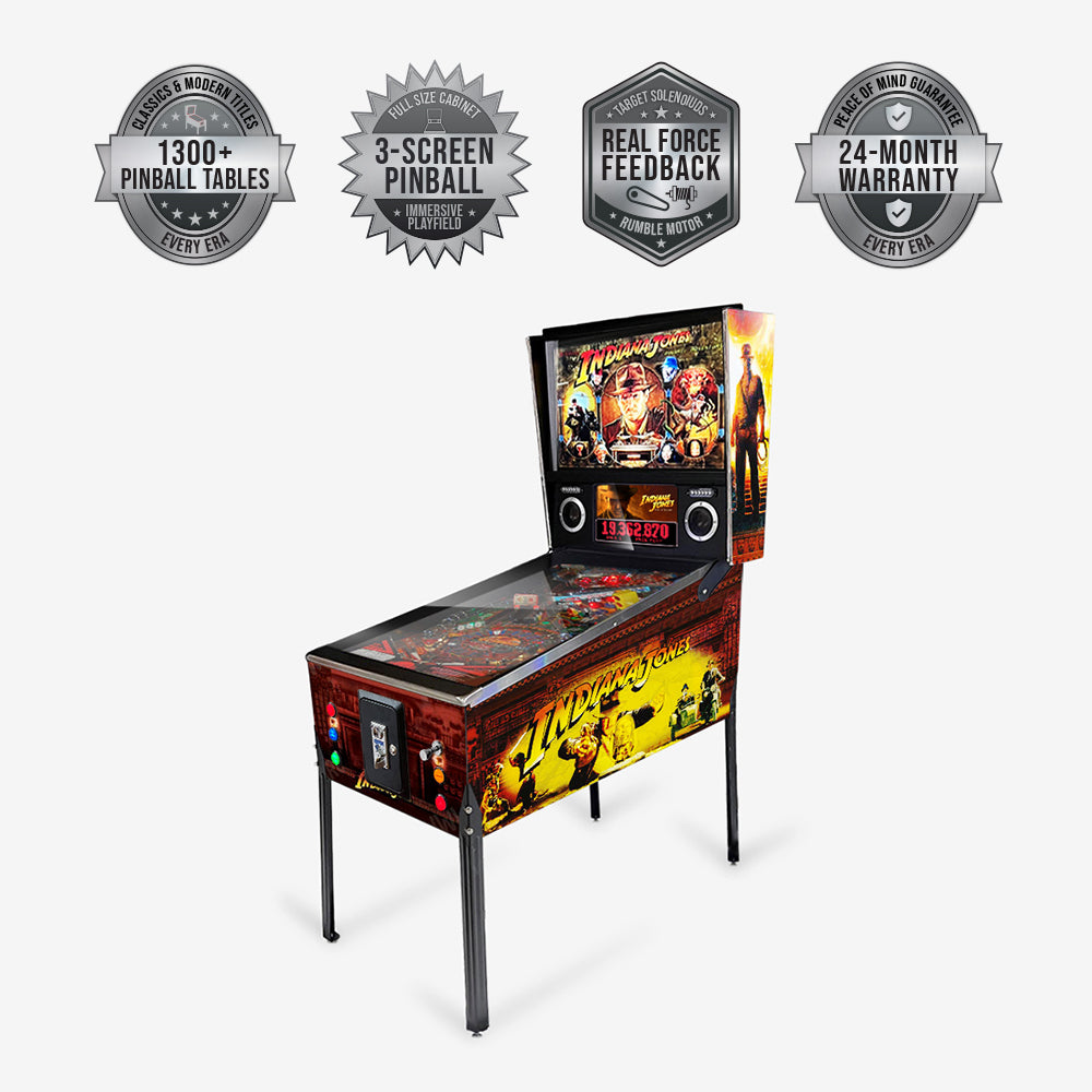 PREMIUM Indiana Jones Virtual Pinball Machine 1300+ Games