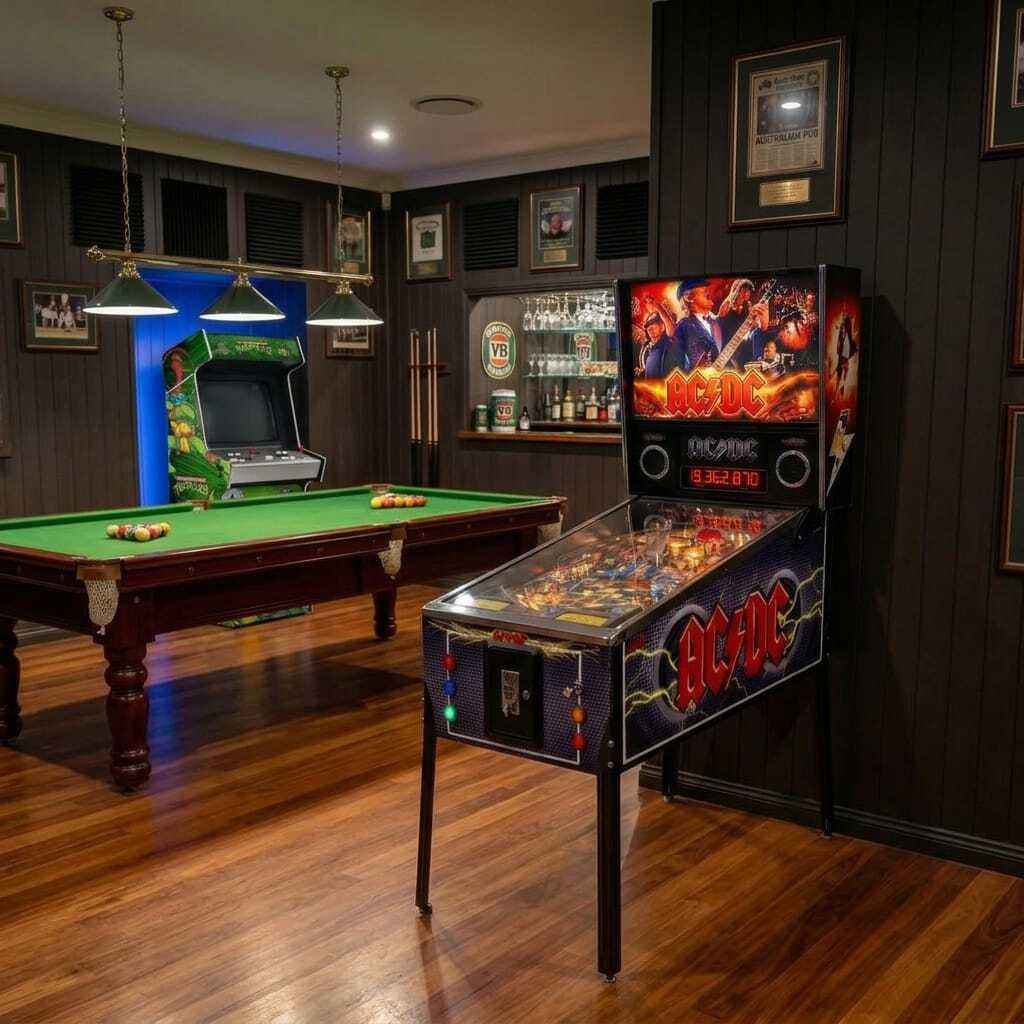 Premium AC/DC Virtual Pinball Machine - 1300+ Games Included (SHIPS IN 8 WEEKS)