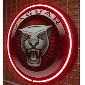 Jaguar Circular Neon Sign