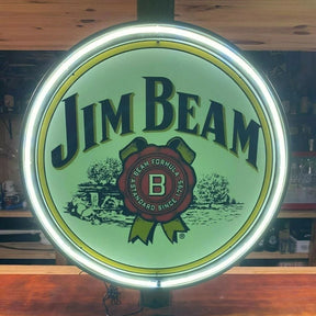 Jim Beam Circular Neon Sign