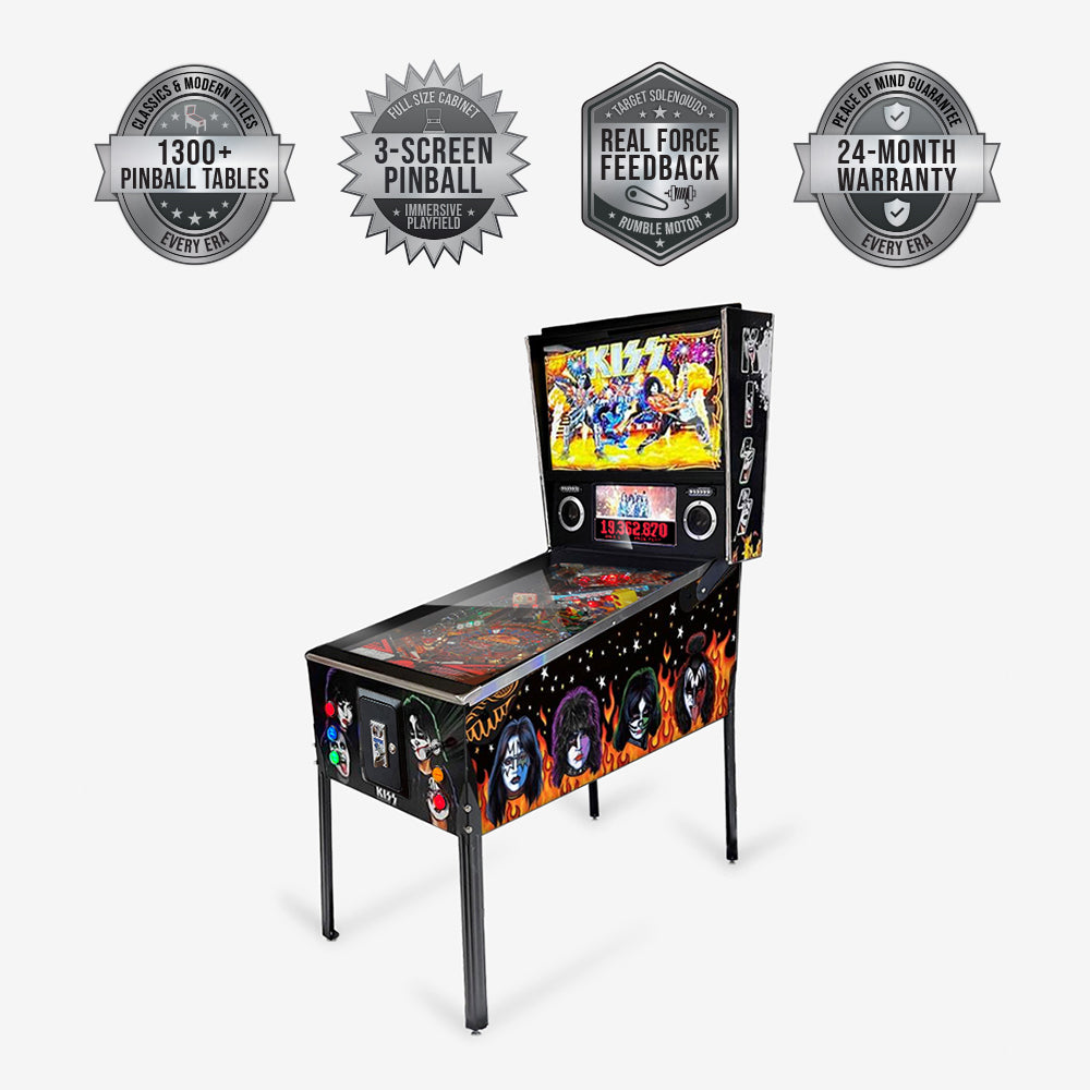 Premium KISS Virtual Pinball Machine 1300+ Games