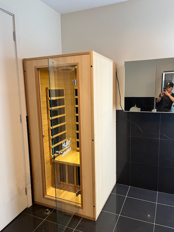 Kylin Modern Carbon Far Portable Sauna Room 1 person – KY-1C6
