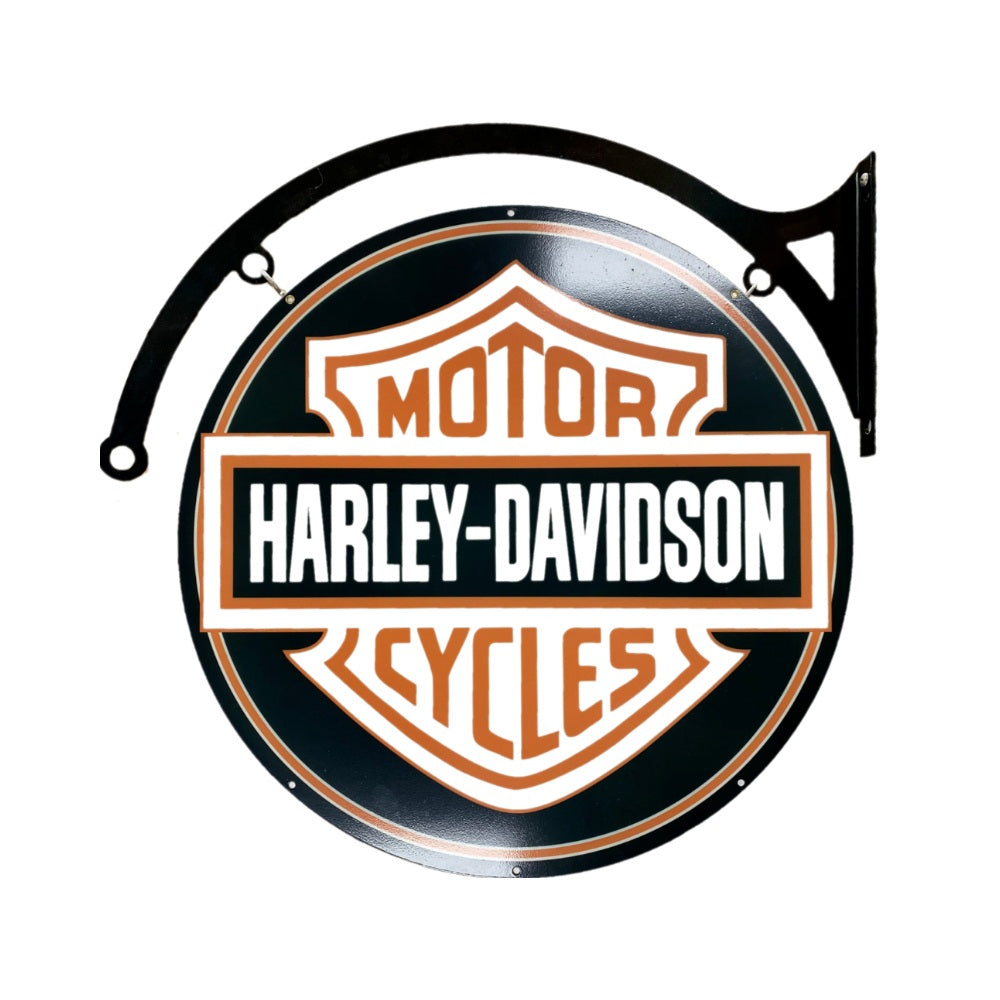 MASSIVE Harley Davidson Shield Metal Bar Wall Sign Man Cave Shed Garage Workshop