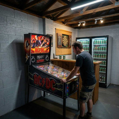 Premium AC/DC Virtual Pinball Machine - 1300+ Games Included (SHIPS IN 8 WEEKS)
