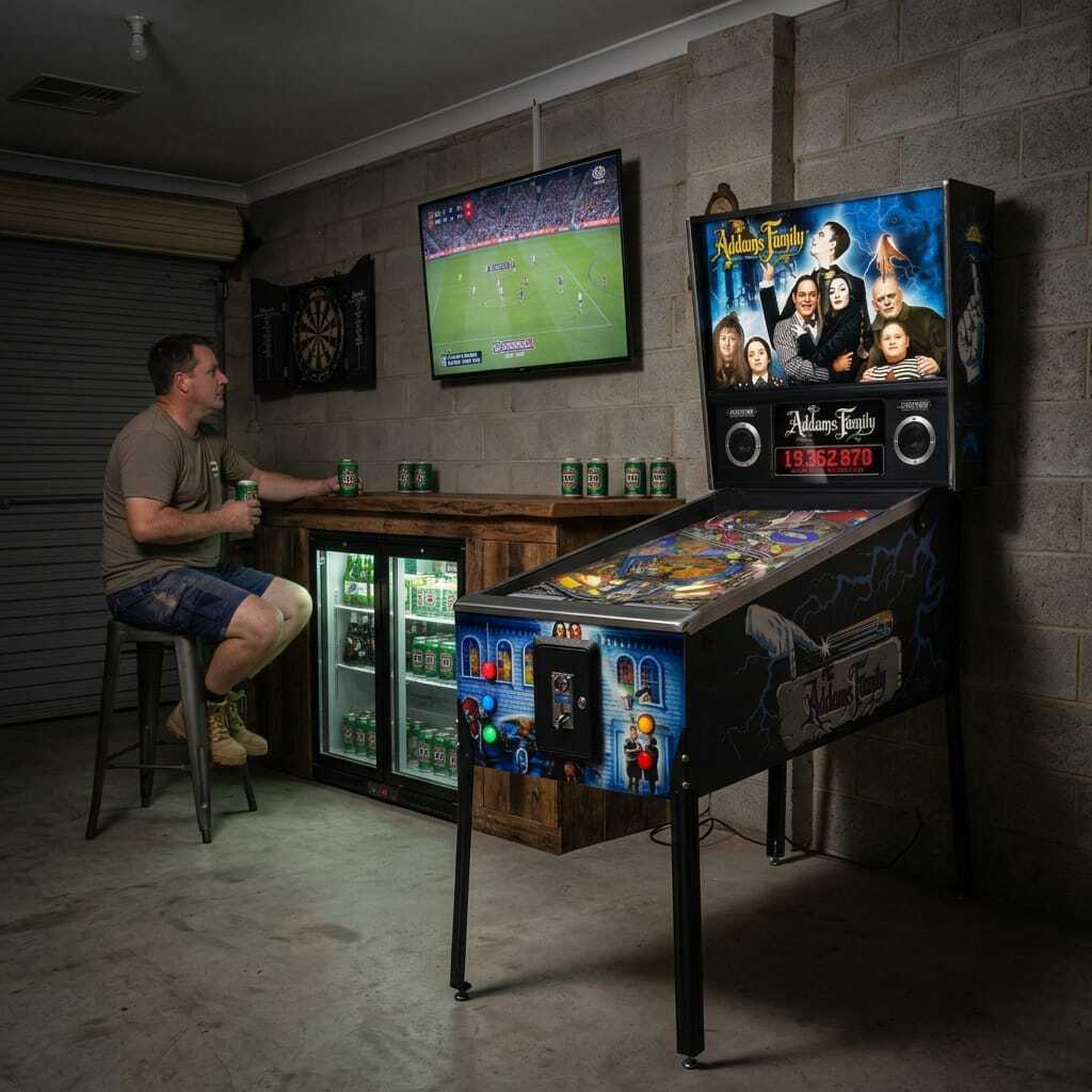 PREMIUM The Addams Family Virtual Pinball Machine 1300 Games Included [SHIPS IN 5 WEEKS]