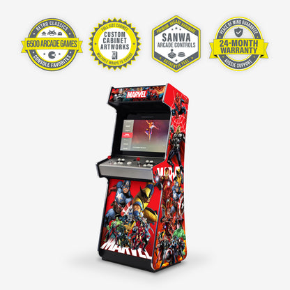 Marvel Arcade Machine - Platinum (SHIPS IN 3 WEEKS)