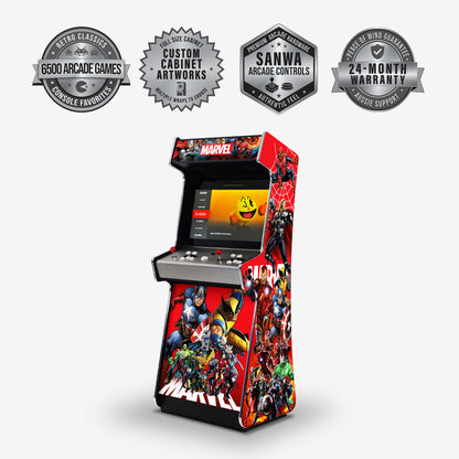 Marvel Arcade Machine - Platinum [ON BACKORDER LATE APR]