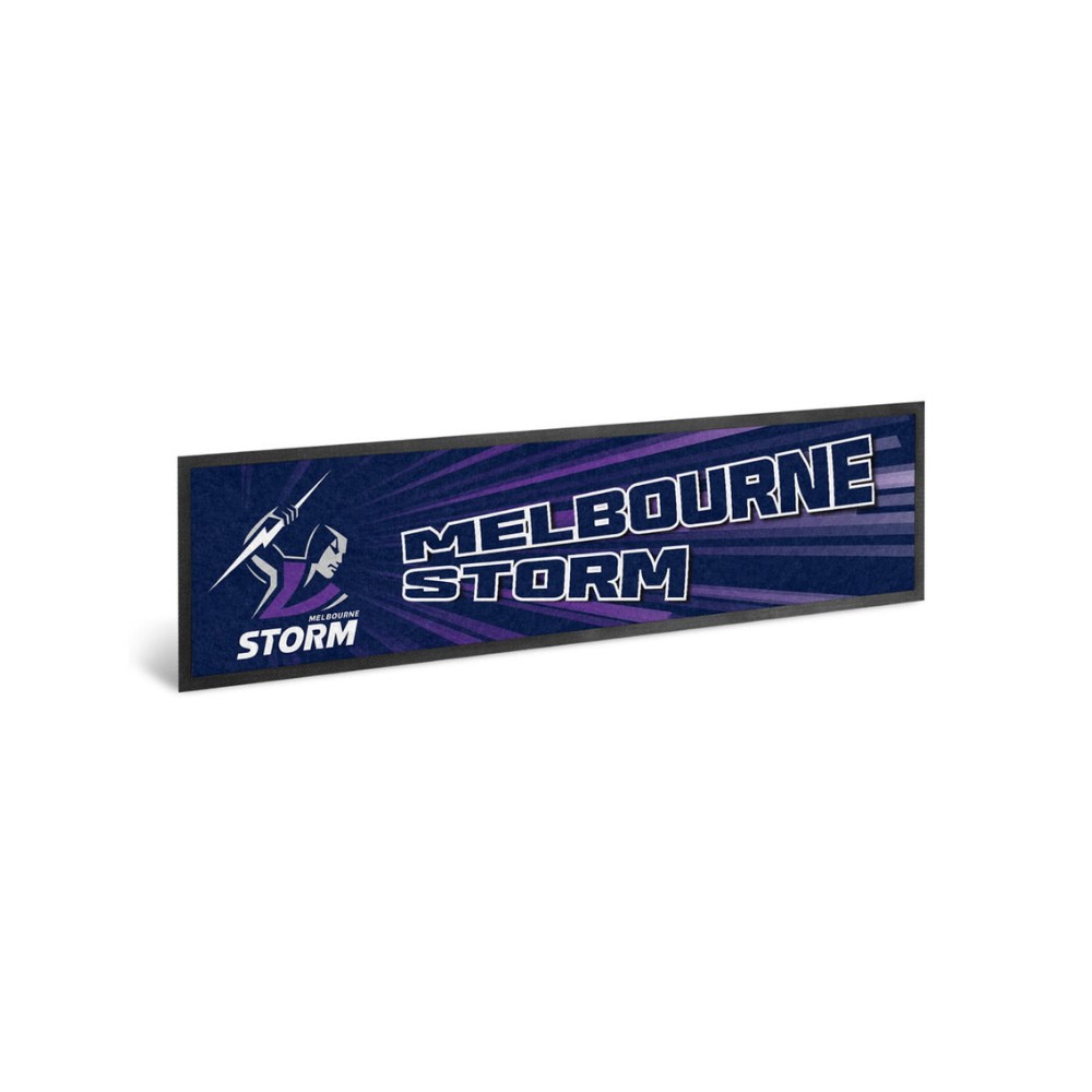 Melbourne Storm NRL Bar Mat Runner Team Logo Special Edition 2022