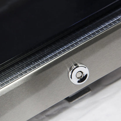 Ned Kelly Designed Glass Door Bar Fridge 70 Litre White