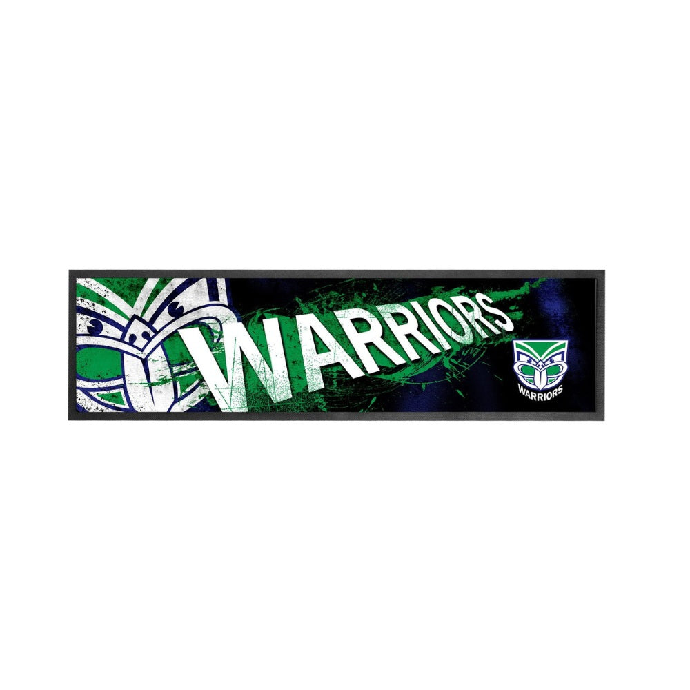New Zealand NZ Warriors NRL Bar Mat Runner Team Logo