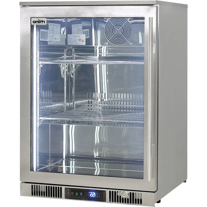 Outdoor Rhino ENVY 1 Door Bar Fridge Coldest Beer 43ºC+ Best Alfresco 316 Stainless Quiet With No Condensation