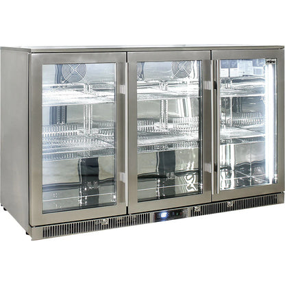 Rhino ENVY 3 Door Bar Fridge Coldest Beer 43ºC+ Best Alfresco 316 Marine Grade Stainless Quiet With No Condensation
