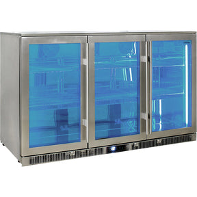 Rhino ENVY 3 Door Bar Fridge Coldest Beer 43ºC+ Best Alfresco 316 Marine Grade Stainless Quiet With No Condensation
