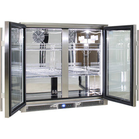 Outdoor Rhino ENVY Bar Fridge Coldest Beer 43ºC+ Best Alfresco 316 Marine Grade Stainless Quiet With No Condensation