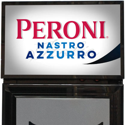 Peroni Branded Skinny Upright Bar Fridge