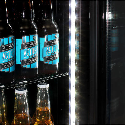 Peroni Branded Skinny Upright Bar Fridge