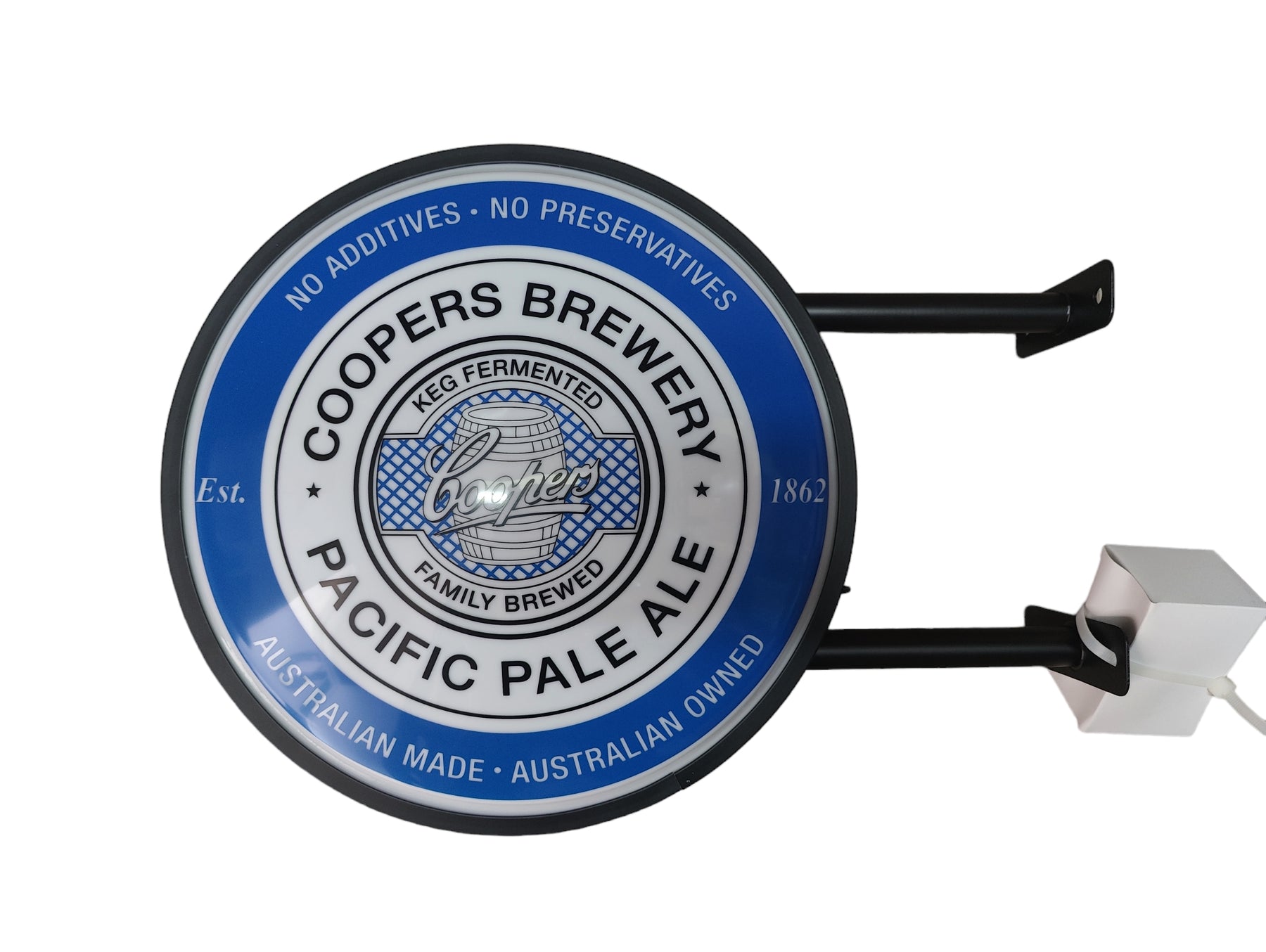 Coopers Brewery Beer Bar Lighting Wall Sign Light LED (Blue)