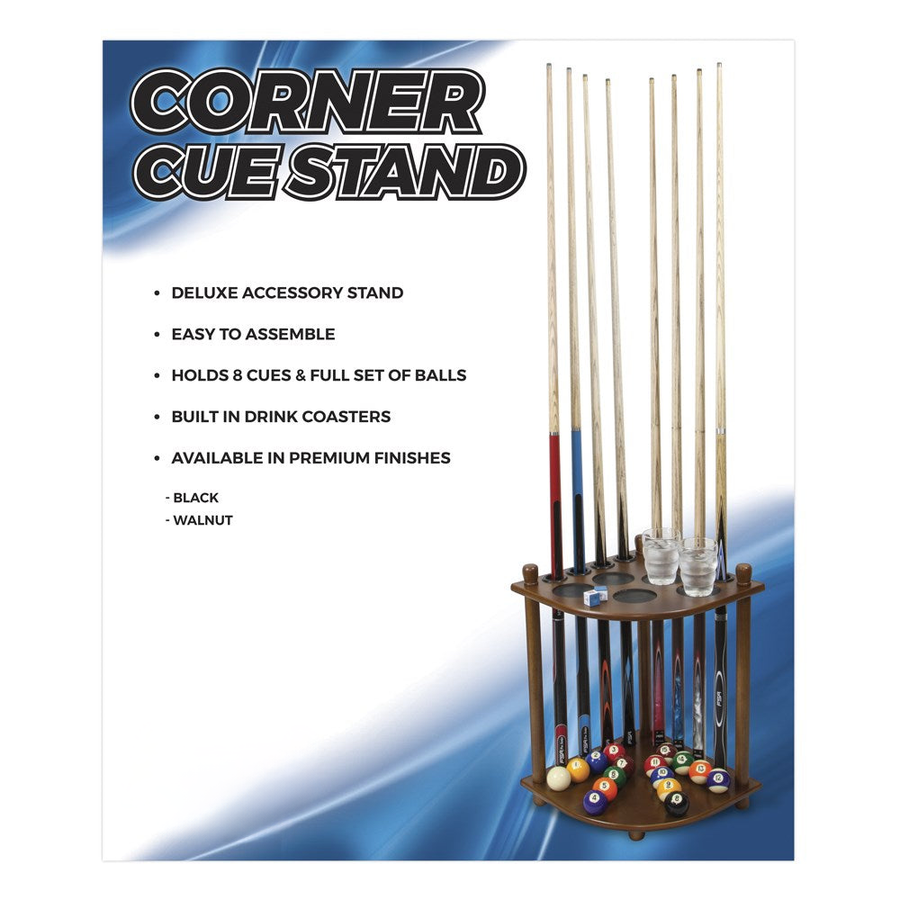 Premium Corner Cue Stand - 8 Cues