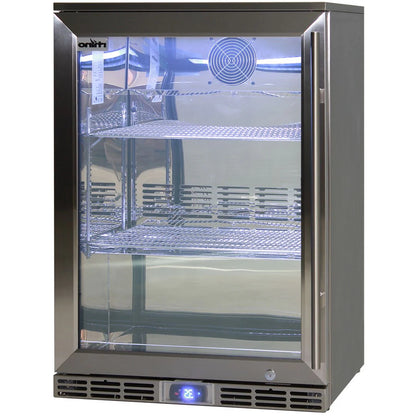 Rhino Alfresco Bar Fridge Glass Door Outdoor Rated 129L