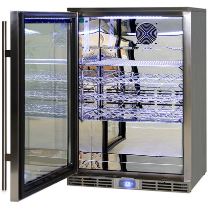 Rhino Alfresco Kitchen Glass Door Outdoor Bar Fridge Great For Cold Beer In Hot Climates
