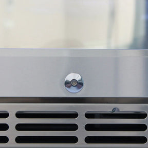 Rhino Glass 3 Door Alfresco Outdoor Bar Fridge All Stainless Energy Efficient Alfresco 330L