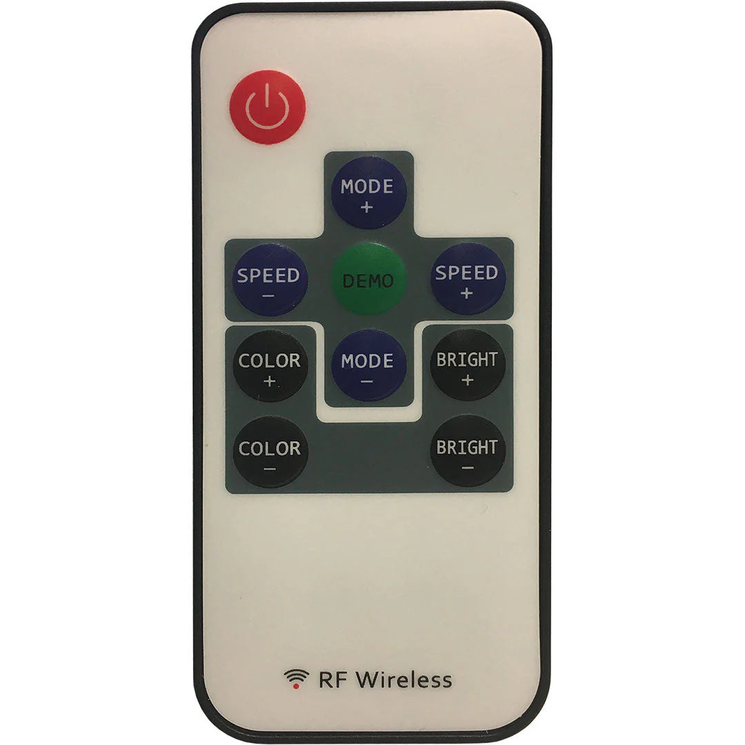 Rhino Night Club Commercial Multi Light Coloured Black 2 Door Bar Fridge (ON BACKORDER FOR MID JUL)