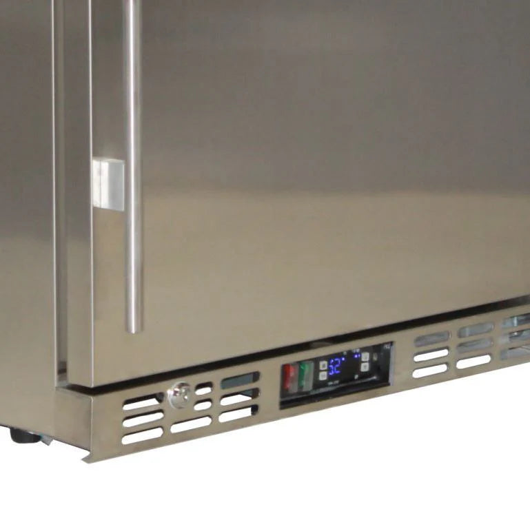 Rhino Stainless Steel 1 Door Solid Stainless Bar Fridge Right Hinged
