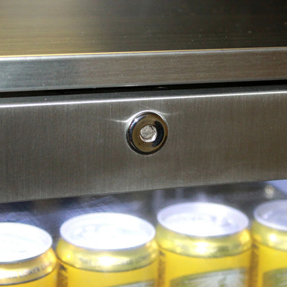 Rhino Stainless Steel 2 Door All Stainless Steel Bar Fridge