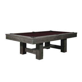 7FT Slate Billiard Table W/ Free Accessories Pool Table – Grey&Red (ON BACK ORDER FOR THE 4TH JULY)