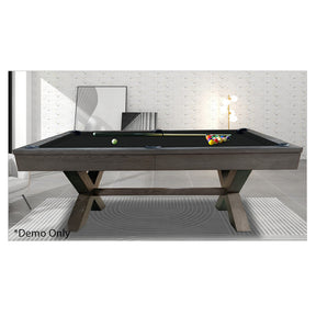 8FT Pool Billiards Snooker Table Manhattan Slate Table With Dinning Top  (ON BACK ORDER FOR THE 4TH JULY)