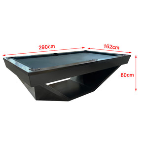 9FT Slate Billiard Table W/ Free Accessories Pool Table-Black&Grey (ON BACK ORDER FOR THE 4TH JULY)