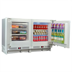 Schmick Matching Integrated Under Counter Built In Fridge And Freezer Combination - Model MC200-INT