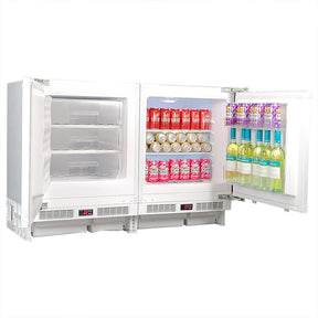 Schmick Matching Integrated Under Counter Built In Fridge And Freezer Combination - Model MC200-INT