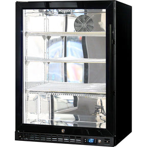 Schmick Quiet Running Front Venting Under Bench Heated Glass Door Bar Fridge - Model SK156L-B-HD