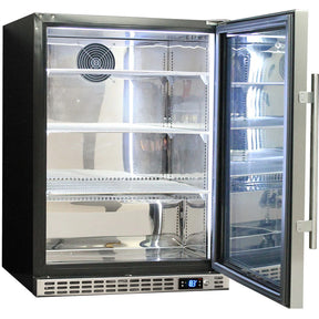 Schmick Quiet Running Front Venting Under Bench Solid Stainless Door Bar Fridge - Model SK156R-SD 3