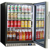 Schmick Quiet Running Front Venting Under Bench Solid Stainless Door Bar Fridge - Model SK156R-SD 5