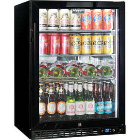 Schmick Quiet Running Front Venting Under Bench Triple Glazed Glass Door Bar Fridge - Model SK156R-B