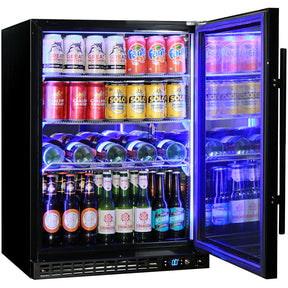 Schmick Quiet Running Front Venting Under Bench Triple Glazed Glass Door Bar Fridge - Model SK156R-B