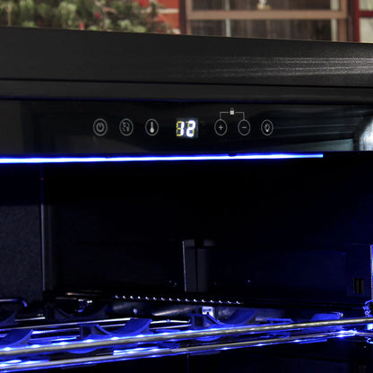 Schmick Black Upright Glass Door Drinks Refrigerator Model BD425RB-B Right Hinged (ON BACKORDER FOR LATE SEPT 2024)