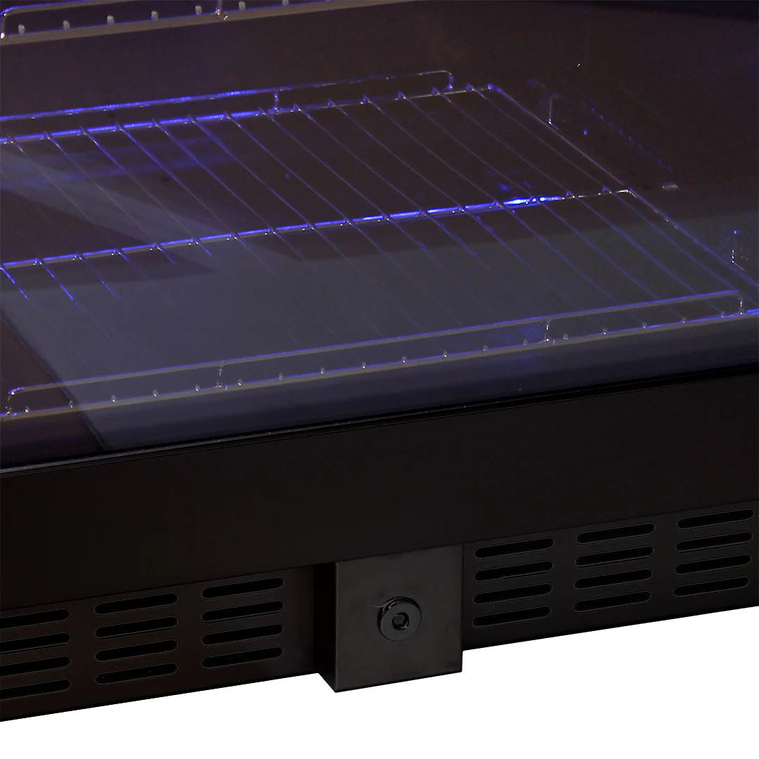 Schmick Black Upright Glass Door Drinks Refrigerator Model BD425RB-B Right Hinged (ON BACKORDER FOR LATE SEPT 2024)