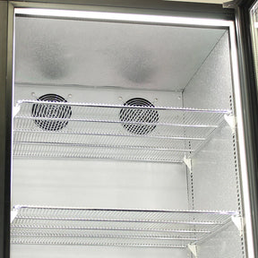 Schmick Classy Upright Heated Glass 1 Door Bar Fridge - Model SK422L-B-HD (ON BACK ORDER END AUG 2024)
