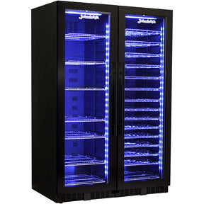 Schmick Matching Upright Glass Door Beer And Wine Refrigerator Combination Model BD425-Combo-B