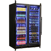 Schmick Matching Upright Glass Door Beer And Wine Refrigerator Combination Model BD425-Combo-B