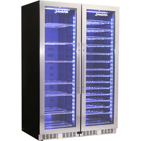 Schmick Matching Upright Glass Door Beer And Wine Refrigerator Combination Model BD425-Combo