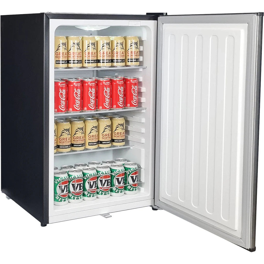 Schmick Quiet Energy Efficient 10 Star Rated Black Bar Fridge - Model HUS-BC115-B