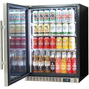 Schmick Quiet Running Front Venting Under Bench Glass Door Bar Fridge Heated Glass Model SK156L-HD