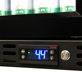 Schmick Quiet Running Front Venting Under Bench Heated Glass Door Bar Fridge - Model SK116R-B-HD (ON BACKORDER FOR MID JULY 2024)
